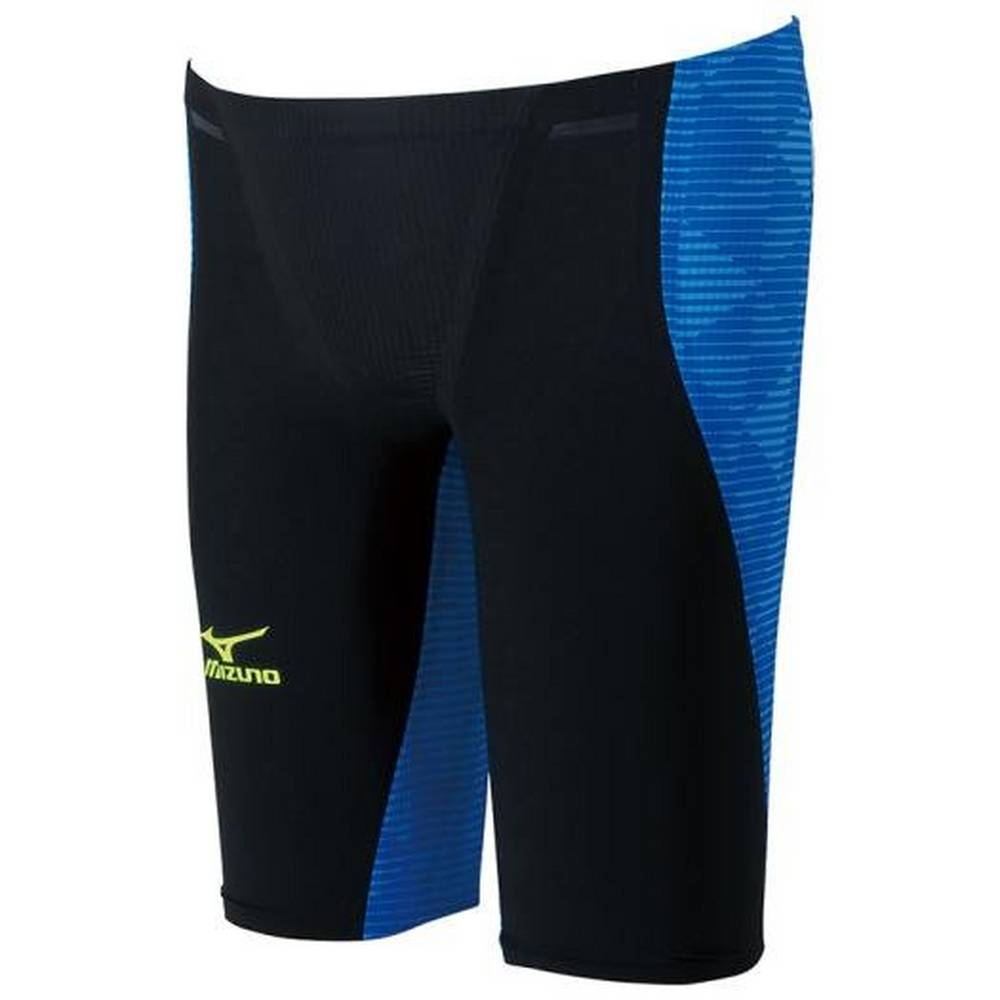 Mens Mizuno GX-Sonic III ST Jammer Swimsuit Black/Royal Philippines (EYOCPV534)